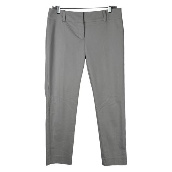 White House Black Market Pants Size 4 Women's Gray Soft Slim Fit Ankle Stretch - Picture 1 of 4